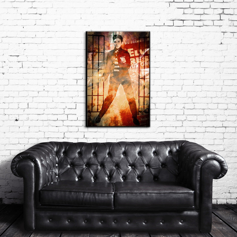 Elvis Jailhouse Rock  Acrylic Wall Art