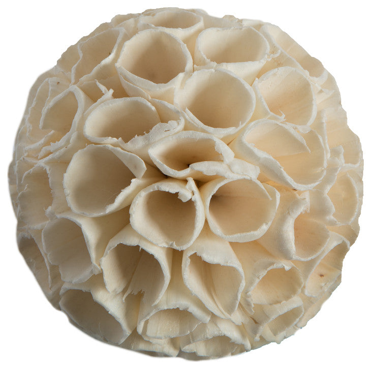 Vickerman Natural Botanicals 4" Sola Crape Ball, 25  Pieces Per Pack