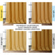 Faux Linen Darkening Curtain Single Panel, Dandelion Gold, 50"x120"