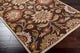 Surya Caesar CAE-1012 Traditional Area Rug, Dark Brown, 6' x 9' Oval