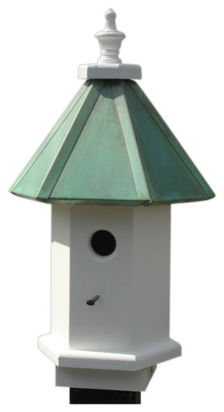 Loft Birdhouse, Acid Treated Copper
