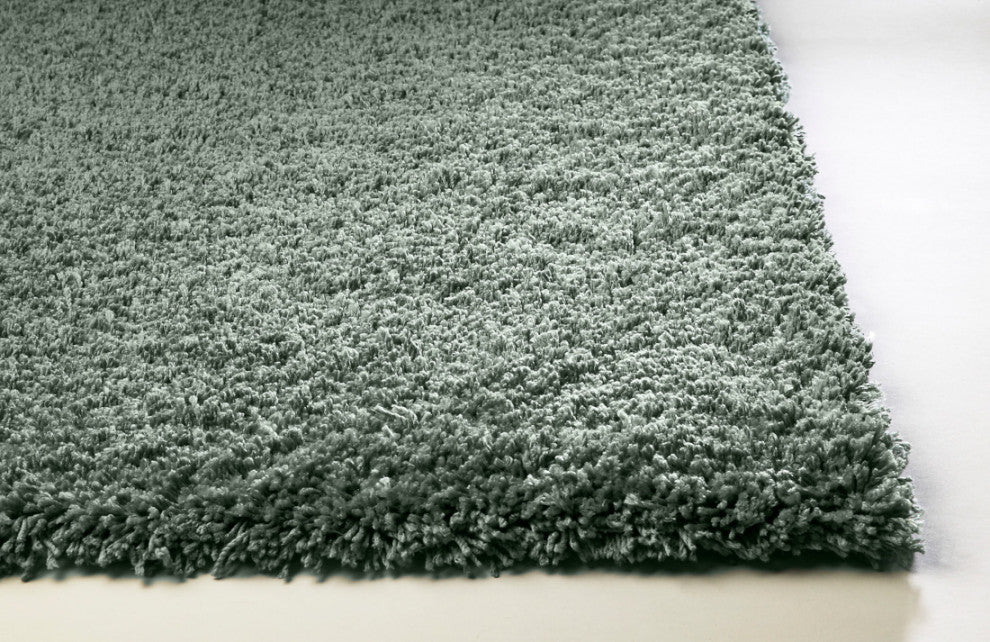 KAS Bliss 1565 Slate Shag Area Rug, 3'3" x 5'3"