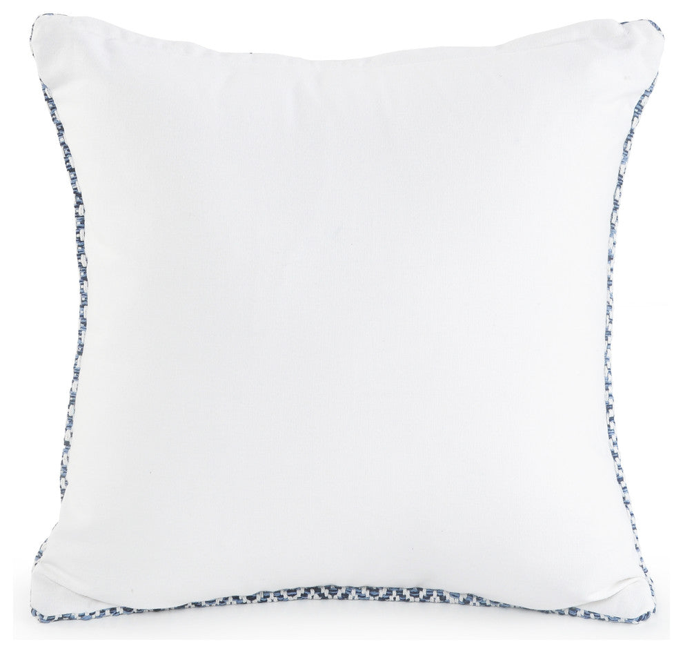 Blue Diamond Throw Pillow