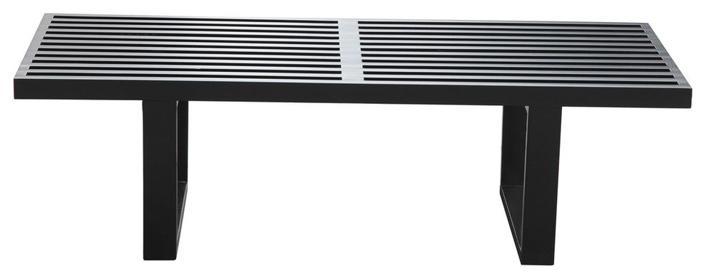 Modern Classics Wood Bench 48", Black
