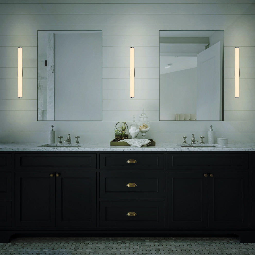 Procyon 25" ETL Certified Integrated LED Bathroom Lighting Fixture in Chrome