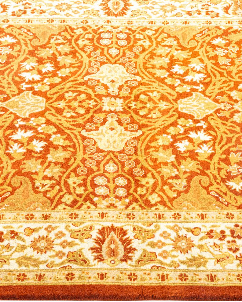 Mogul, One-of-a-Kind Hand-Knotted Area Rug Orange, 3'1"x5'6"