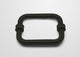 78"x71" Frameless Shower Door Wall Hinge, Matte Black