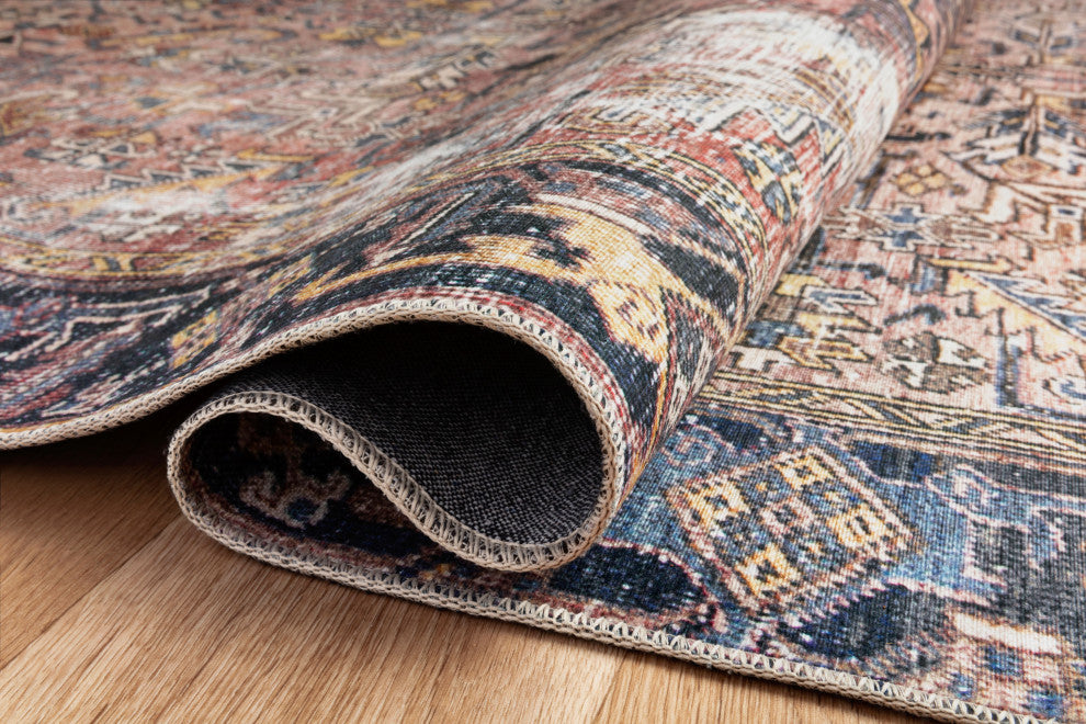 Chris Loves Julia x Loloi Jules Terracotta/Multi 2'-0" x 5'-0" Area Rug
