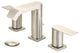 Two Handle Lavatory Widespread Faucet, Brushed Nickel