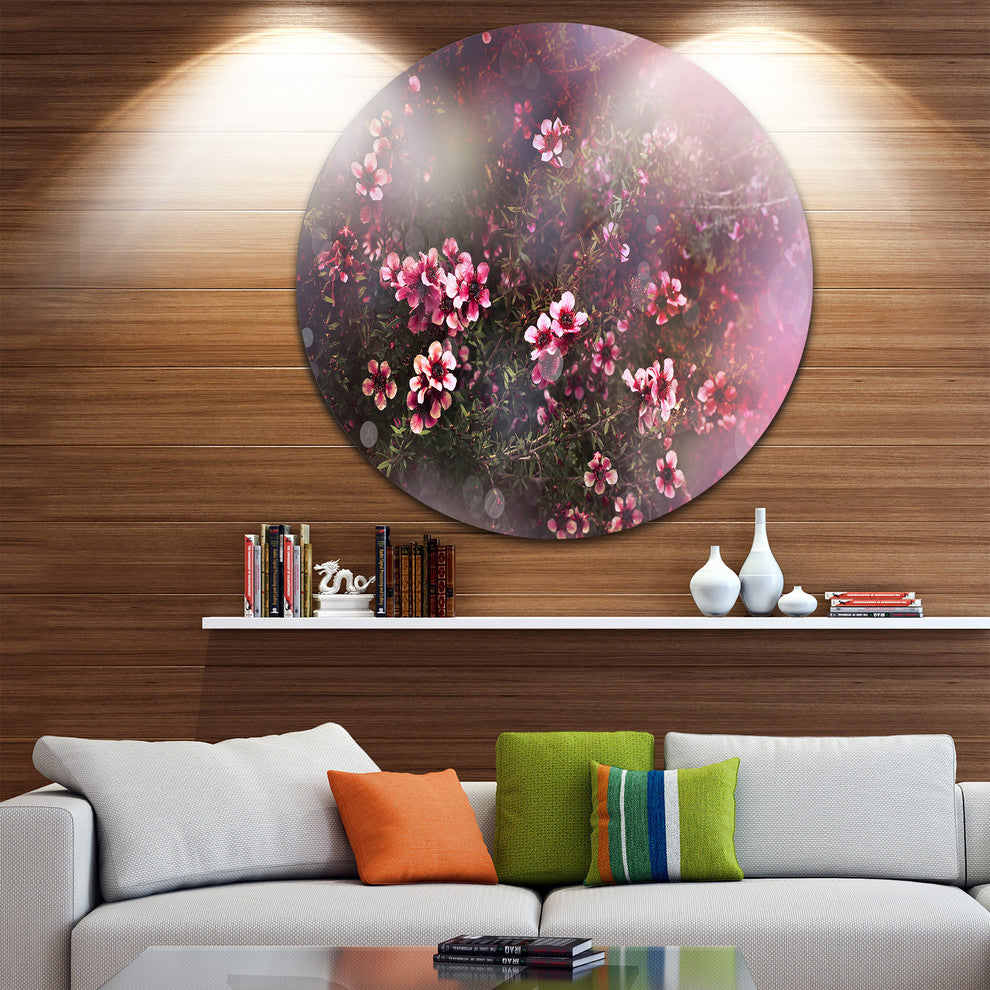 Sakura Japanese Cherry, Photography Floral Round Wall Art, 36"