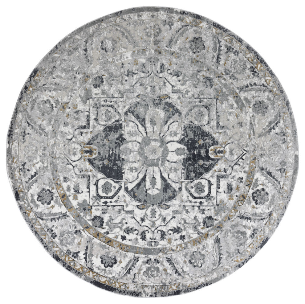 United Weavers Veronica Adelaide Wheat Round Rug 7'10" Round