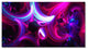 "Purple Haze" Abstract Digital Artwork on Canvas