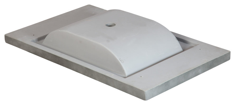 42" Single Bathroom Cement Vanity Top with Sink