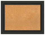 Framed Natural Cork Board, 33x25, Shipwreck Black Framed Organization Boards