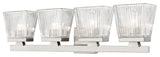 Z-LITE 1936-4V-BN 4 Light Vanity, Brushed Nickel