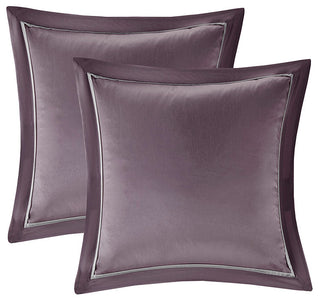 Madison Park Essentials Joella 24 Piece Room, a Bag, Plum