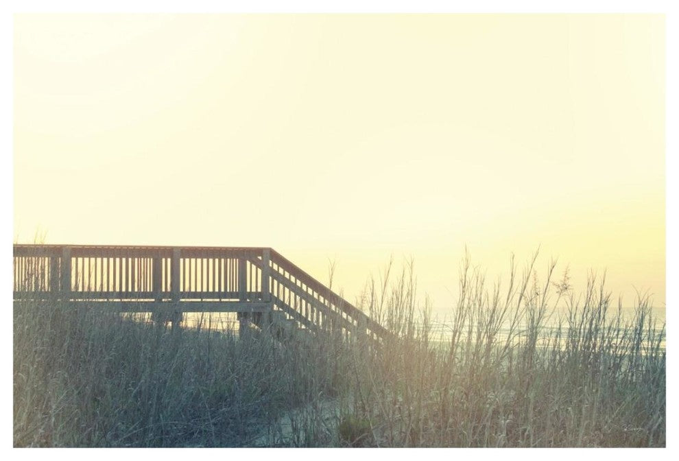 "Boardwalk to the Beach" Digital Paper Print by Sue Schlabach, 32"x22"