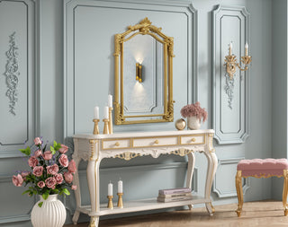 Home Living 28.5x36 Traditional Mirror, Gold Leaf