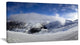 Winter in Alps Panorama, Landscape Canvas Art Print, 40x20
