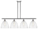 Innovations 516-4I-SN-GBD-124-LED 4 Light Island Light, Brushed Satin Nickel