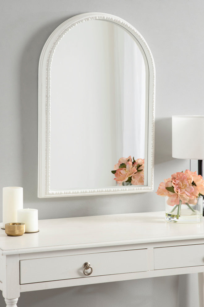 Astele Framed Arch Mirror, White 20x30