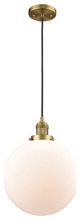 Innovations 201C-BAB-G51-CE Bell Cage 1 Light Mini Pendant, Black Antique Brass