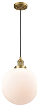 Innovations 201C-BAB-G51-CE Bell Cage 1 Light Mini Pendant, Black Antique Brass