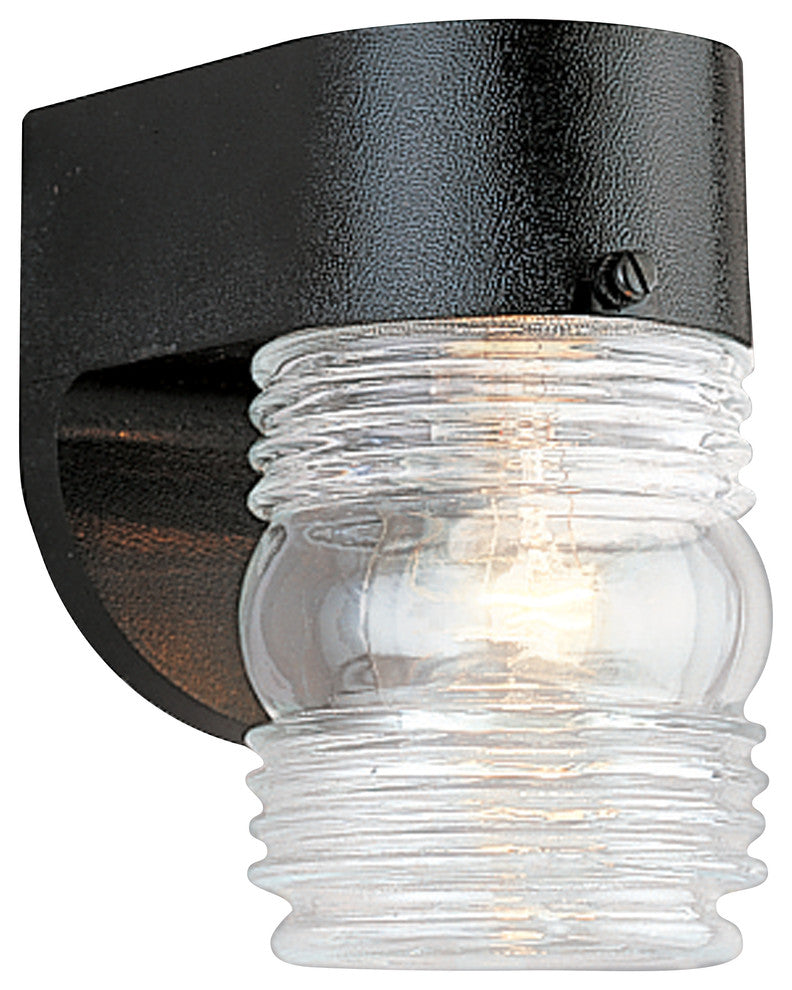 Generation Lighting Lighting 1-Light Outdoor Lantern, Black
