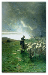 'After Storm' Canvas Art by Giovanni Segantini
