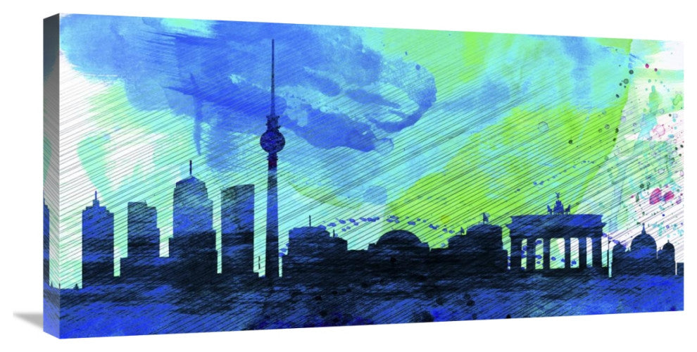 "Berlin City Skyline" Fine Art Print
