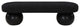 Meridian Furniture Bowie Boucle Fabric Upholstered Bench, Black, Black Finish