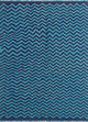 Elan Overdyed Kilim Hayati Light Blue Rug, 4'6x5'11