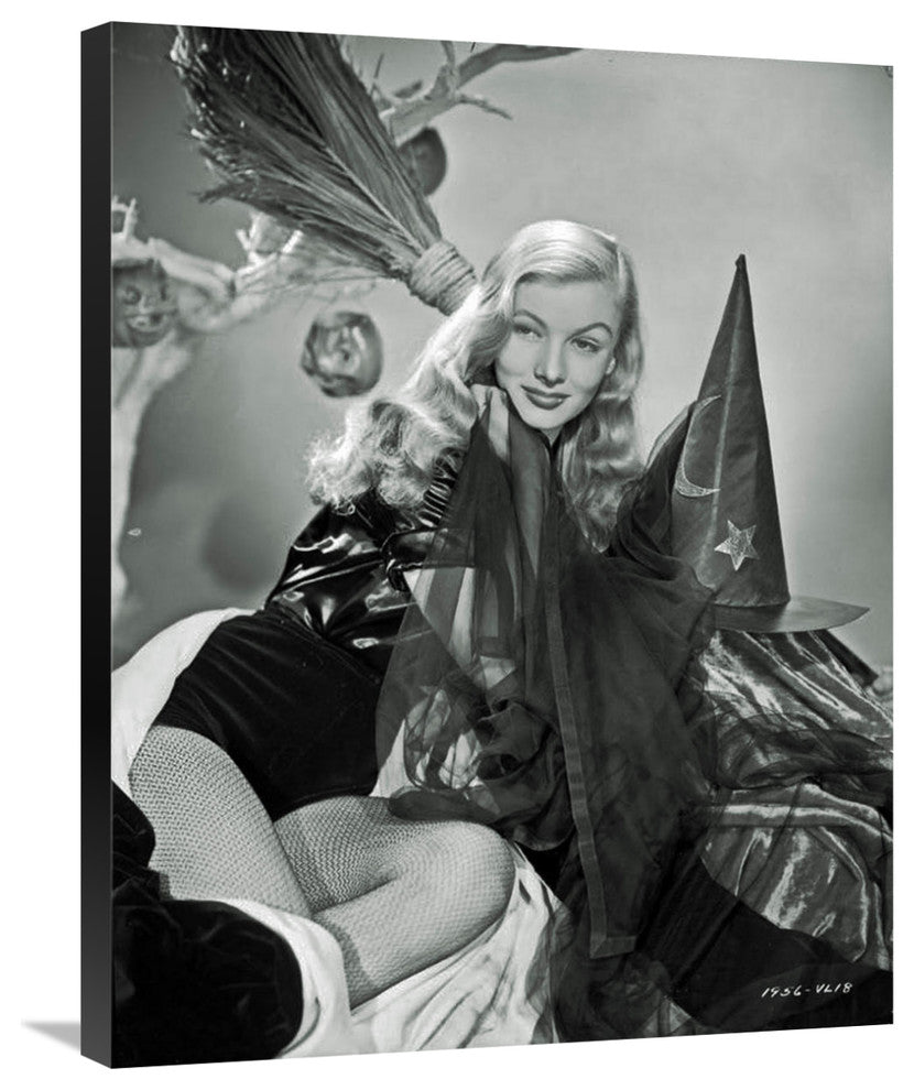 "I Married a Witch - Veronica Lake" Canvas Giclee, 24"x30"