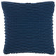 Mina Victory GC380 Throw Pillow, Navy, 18"X18"