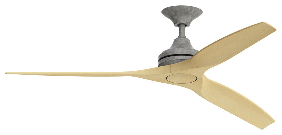 Fanimation Spitfire Ceiling 48" Fan/LED Light, Galvanized/Natural