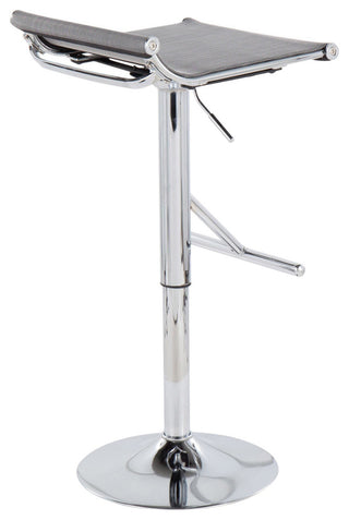 Mirage Ale Bar Stool, Chrome, Silver Mesh