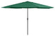 Vidaxl Outdoor Parasol With Metal Pole 157.5" Green