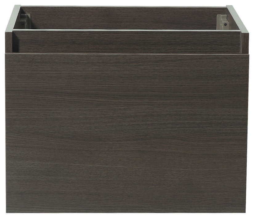 Nano 24" Bathroom Cabinet, Base: Gray Oak, Base Only