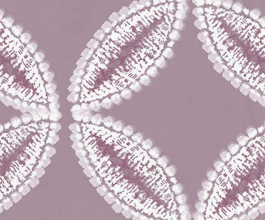 Tidepool, Geometric Print Beach Towel, Lavender