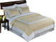 Hotel 100% Cotton Duvet Cover Set, Linen and White, King/Cal King