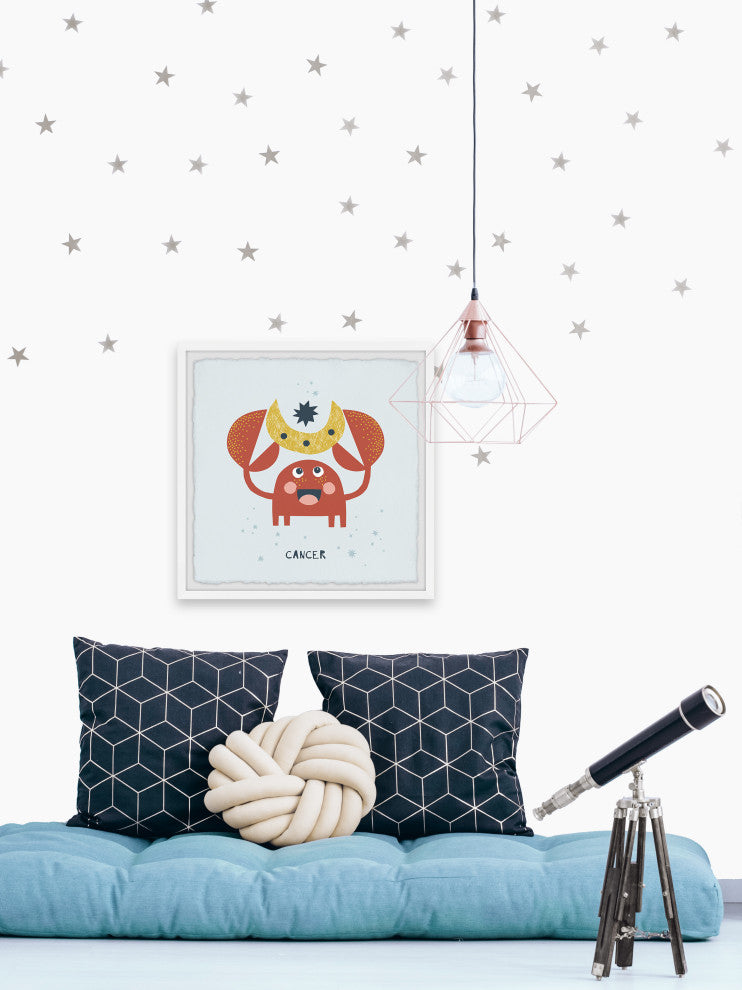 "Cancer" Framed Painting Print, 32x32
