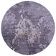 Ahgly Company Indoor Round Mid-Century Modern Area Rugs, 3' Round