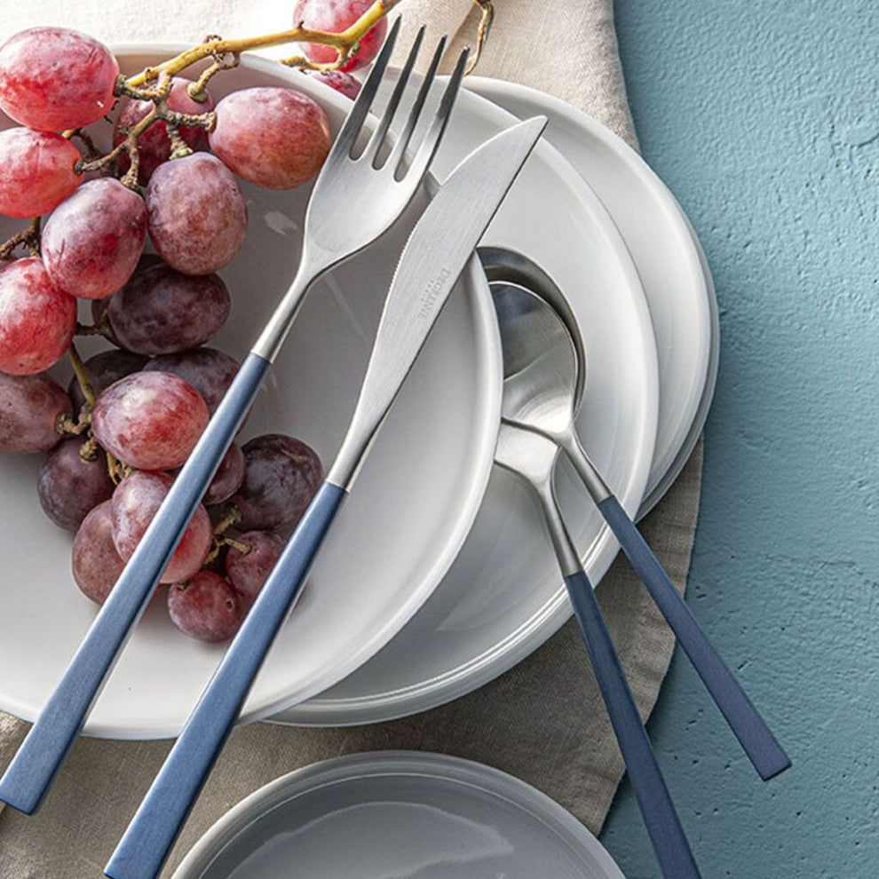 Degrenne Fuse Color Flatware Set | 24 Pieces