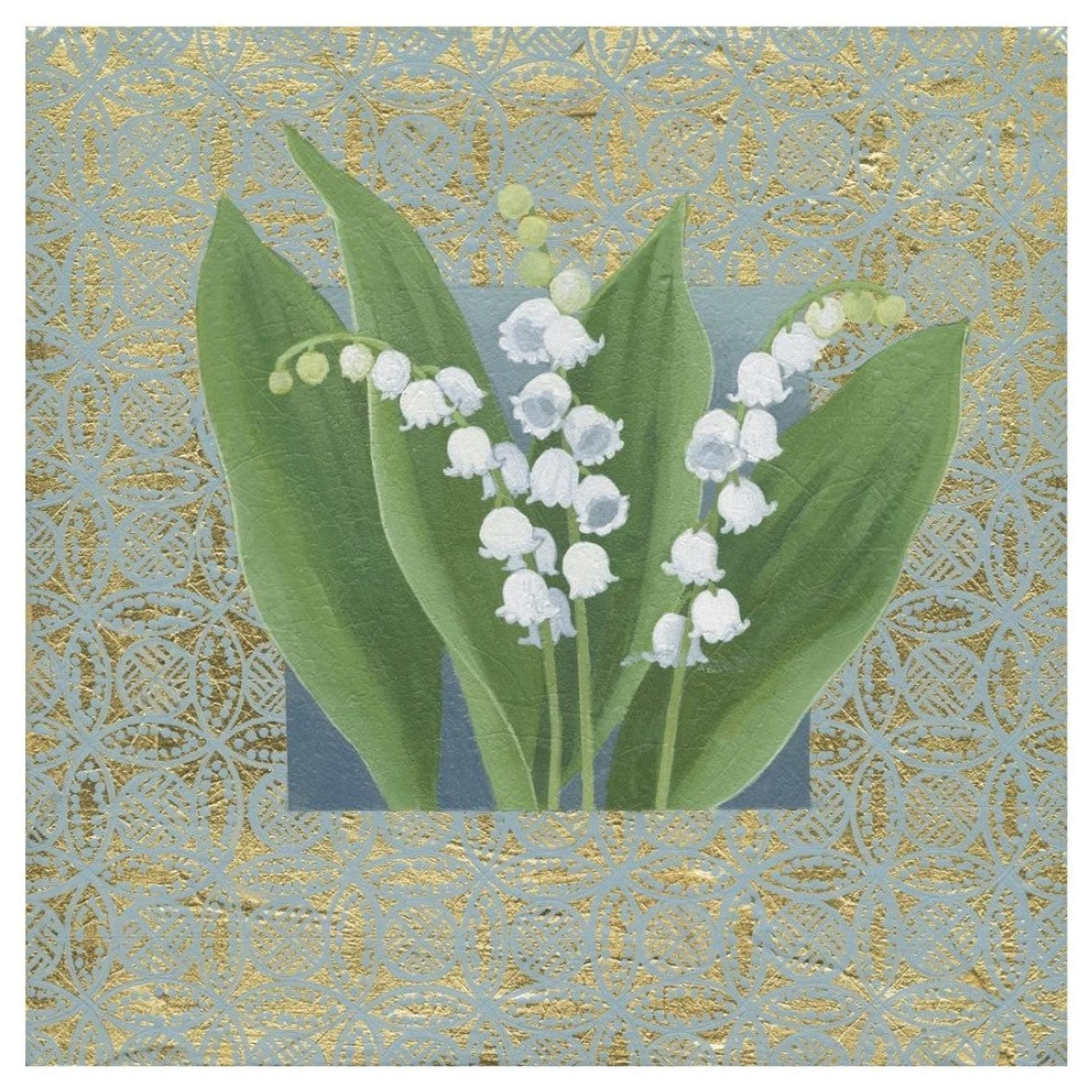 "Lilies of the Valley III" Digital Paper Print by Kathrine Lovell, 26"x26"