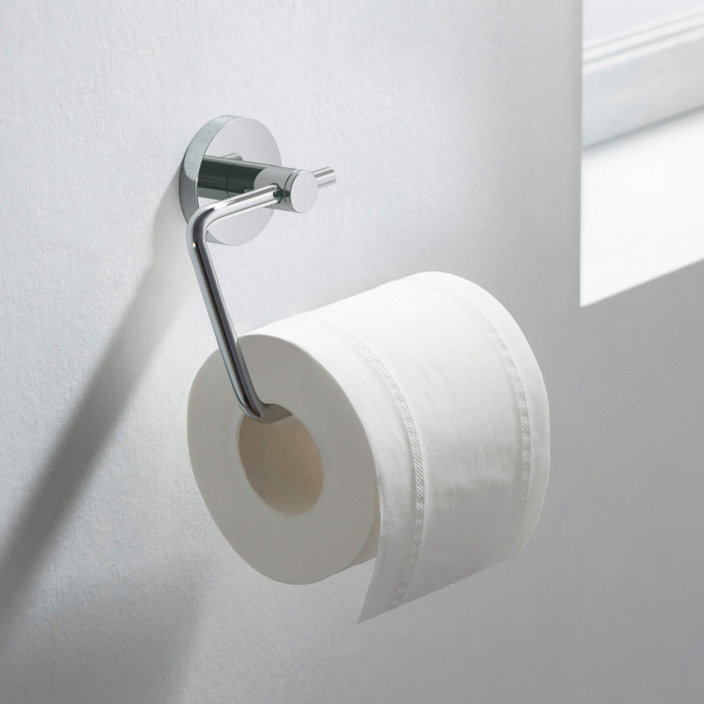 Circular 4-Piece Bathroom Hardware Set, Chrome