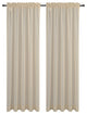 54"x96" Sahara, Set of 2, Linen Sheer Panels, Cream