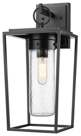 Z-LITE 594M-BK 1 Light Outdoor Wall Sconce, Black