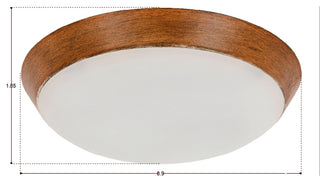Lucci Air Type A LED Light, Koa