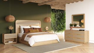 Modrest Gavin Modern Natural Ash Mirror