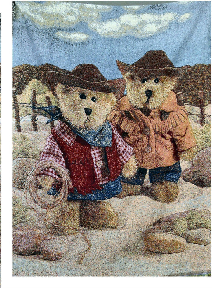 Tache Meanwhile In The West Woven Tapestry Throw Blanket, 50X60"
